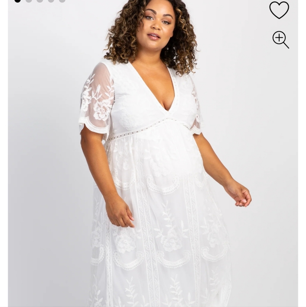 Pink Blush Maternity Dress